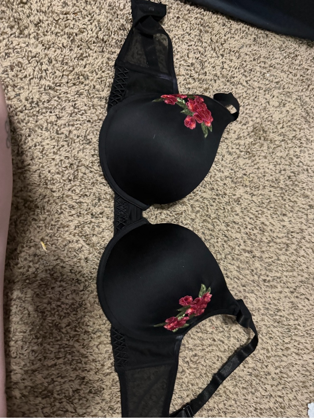 XOXO Black Bra Size 38DD